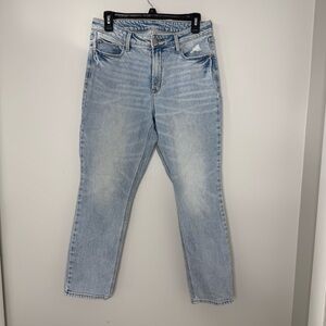 Old Navy Women’s Size 10 Light Wash Denim Jeans Straight Leg High Rise